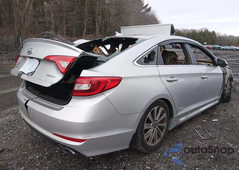 2017 Hyundai Sonata Sport из США, поврежденный, VIN 5NPE34AF8HH462960